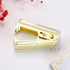 MultiBey Mini Gold Stapler with Staples, Acrylic Metal Desk Stapler with 26/6 Staples, 18 Sheets Capacity, Small Stapler for Women, Girls, Teenage...