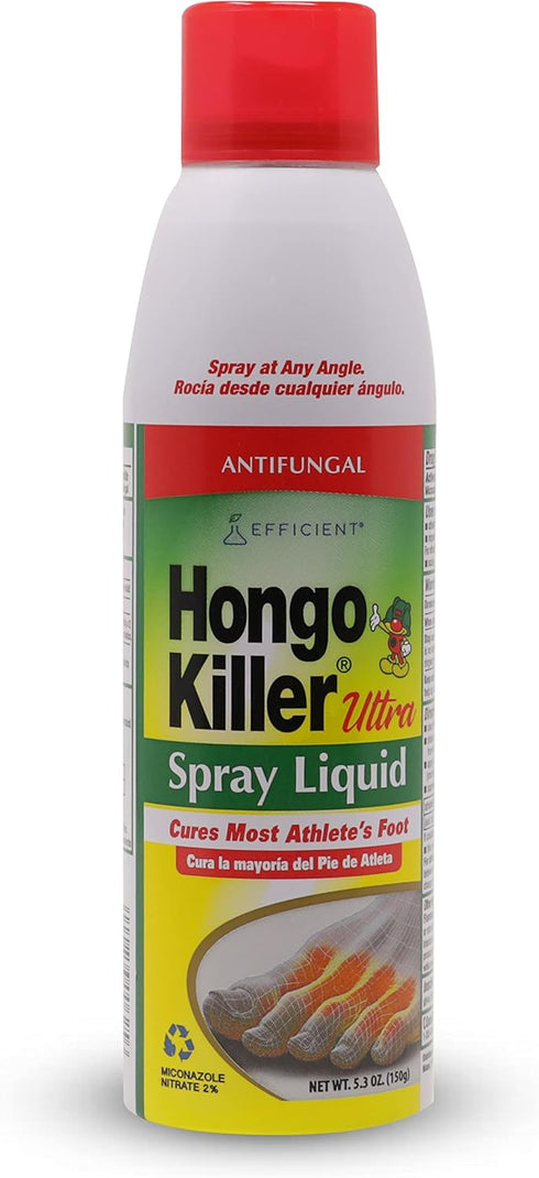 Hongo Killer Antifungal Ultra Spray Liquid 5.3oz - Athlete's Foot Treatment...