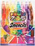 Mechanical Smencils - Scented Mechanical Pencils, 8 Count, Medium Point (0.7mm) (Fruit Zoo)...