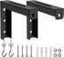 WALI Universal Projector Screen Ceiling Mount, Wall Hanging Mount L-Brackets, 6 inch Adjustable Extension with Hook Kit, Perfect Projector Screen ...
