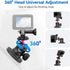 ULANZI Magnetic Camera Mount for GoPro, Strong Magnetic Mount with 360° Rotation Ball Head and Built-in 6 Magnets, Compatible with GoPro Hero 11/1...