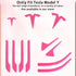 Fit Ttesl Model Y Side Mirror Trim Strip Compatible with Model Y 2017-2023 Protect Side Mirror Trim Cover ABS Exterior Accessories(Pink)...