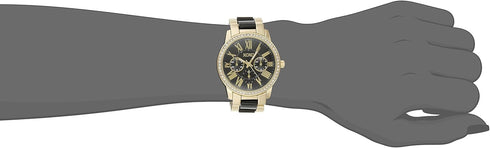 XOXO Women's XO5874 Gold-Tone and Black Bracelet Watch...