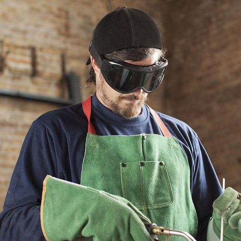 Sellstrom Flexible, Impact Resistant Odyssey II Protective Safety Goggle for Cutting/Grinding, Indirect Vents, Adjustable FR Strap, High Temperatu...