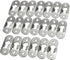 20 Pcs Keyhole Hangers Metal Fasteners for Picture Frames Mirrors Cabinet,Metal Keyhole Hanger Hanging Fasteners Hardware Flush Wall with Keyhole,...