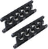 4pcs Adjustment Brackets for Chaise Lounges or Patio Outdoor Lawn Yard Furniture Replacement Position Adjuster Recliner Brace (5 Position - Black)...