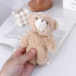3/4 Pcs Plush Bears Keychain Plush Figures Stuffed Animals Keyring Pendant Key Holder Plush Keychain Bag Accessories...