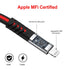 Light up iPhone Charger Cord, 6FT LED Lightning Cables | Apple MFi Certified | USB Fast Charging Cord for Apple iPhone 13 12 11 Pro Max XR XS X/8P...