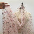 35"x51" Tulle Fabric by Yard Flower Embroidery Mesh Lace Fabric Soft Tulle Lace Fabric for DIY Clothing Dress Design Women Gown Wedding Dress Curt...