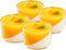 Ramekins Oven Safe, Creme Brulee ramekins set of 4,Small Glass Bowls 4oz, Dipping Sauce Cups, Clear Salad Dressing Container and Dessert Bowls for...