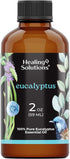 Healing Solutions Eucalyptus Essential Oil - 2 Fluid Ounces...