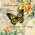 4 Beautiful Butterflies and Flowers Inspirational Quotes Butterfly Art Prints 12x12...