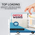 Performore 50 Sheet Protectors, Landscape Clear Page 8.5 X 11 Inch for 3 Ring Binder, Plastic Sheet Sleeves, Top Loading with 3 Hole-Punched Archi...