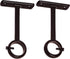 KXLife Ceiling-Mount Bracket for Curtain Rod, Heavy Duty Ceiling and Wall Curtain Rod Brackets (Set of 2, Bronze)...