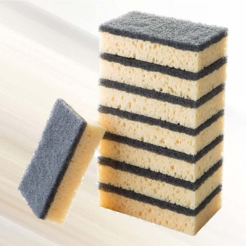Sponges Kitchen, 8pcs Dish Washing Sponge Heavy Duty Scrub Sponge Reusable Kitchen Sponge Cleaning Sponge for Dishes, Pots, Pans...