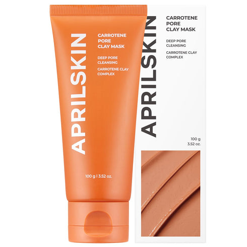 Aprilskin Carrotene IPMP 3-Min Quick Dry Pore Tightening Clay Mask | Kaolin & Zinc PCA | Reduces Pores & Sebum | Cooling Effect | Vegan | Gentle E...