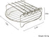 Air Fryer Double Layer Rack, Air Fryer Accessories Multi-purpose Rack Fits Most 4.2QT or Above?8in,5pins?...
