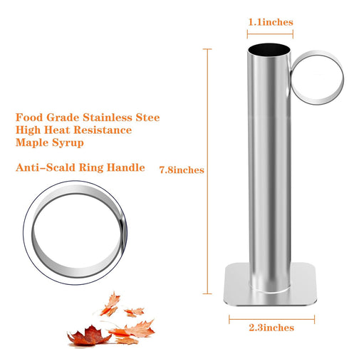 Maple Syrup Hydrometer Test Cup kit, Measures Sugar Content in The Syrup, Stainless Steel Maple Syrup Equipment, Design for Maple Syrup Supplies, ...