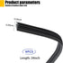 Pack-4 Windshield Wiper Blade Refills, 24" Universal Car Silicone Wiper Blade, Frameless Windshield Wiper Blade Refills for Most Cars SUVs and Tru...