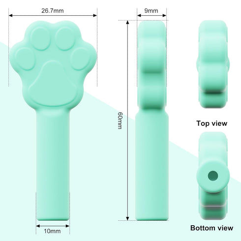 Aligner Chewies for Invisalign, 8-Pack Cat Claws Style Silicone Orthodontic Munchies Chompers For Invisalign Braces, Aligners, Retainers (Unflavor...