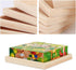 6 Pack Unfinished Small Wood Serving Tray for Crafts Projects DIY Wooden Trays Bulk Blank Wood Canvas Panel Boards Unfinished Wood Signs for Paint...