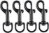 4PCS Flag Snap Clips, Stainless Steel Swivel Eye Bolt Flagpole Snap Hook with Swivel Eyelet for Flagpole, Outdoor Carabiner, Dog Chain, Leather Cr...