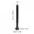 uxcell Hex Lag Screws 1/4" x 2-1/2" Carbon Steel Phillips Head Half Thread Self-Tapping Bolts for Deck Building or Joining Lumber 10pcs...