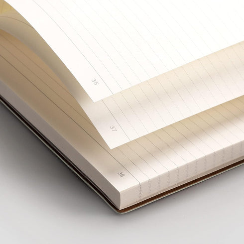 EMSHOI College Ruled Composition Notebook - Large B5 Notebook Lined Journal Leather with Free Sticky Notes, 204 Numbered Pages,100gsm Thick Lined ...