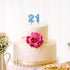 21st Birthday Candles Cake Numeral Happy Birthday Cake Candles Topper Decoration for Wedding Anniversary Celebration Favor(Blue)...