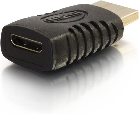 C2G Legrand Mini HDMI to HDMI Adapter Converter, A Male to HDMI C Female Adapter, Black HDMI Adapter, HDMI Connector, 1 Count, C2G 18408...