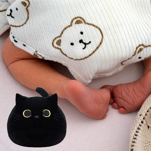 Mini Cat Stuffed Animal Cute Cat Plush Doll Toy Gift for Girls Boys Christmas 3 Pieces (3 zhiblack cat)...