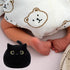 Mini Cat Stuffed Animal Cute Cat Plush Doll Toy Gift for Girls Boys Christmas 3 Pieces (3 zhiblack cat)...