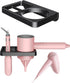 Hair Dryer Holder Blow Dryer Holder Compatible with Flat Iron Holder Wall Mount for Hair Tool Storage Organizer Straightener Holder Rack Build in ...
