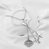 FUSTMW Drive Safe Rearview Mirror Hanging Guardian Angel Car Charm Accessories New Driver Gifts Car Interior Decoration Charm (Silver)...