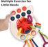 Montessori Toys, Food Grade Silicone Pull String Activitys, Developmental Pulling Teething Baby Sensory Toy, Car Seat Airplane Travel Toddler Boy ...