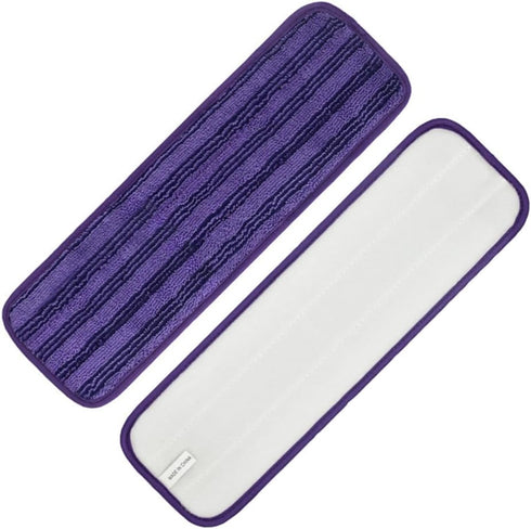4 PCS Washable and Reusable Mop Pads Compatible with Swiffer Wet Jet Mop, Replacement Pads for Hardwood Floor Cleaning, Dry Wet Mopping Cloths for...