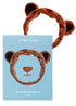 I DEW CARE Face Wash Headband - Brown Bear | Animal Head band for Face Washing & Skincare, Spa Day, Soft & Fuzzy, Cute for Makeup, Shower, Teen Gi...