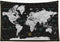 CAPSCEOLL World Map Tapestry Wall Hanging Black White Large Map Tapestry Home Décor for Bedroom 92.5X70.9 Inch...