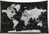 CAPSCEOLL World Map Tapestry Wall Hanging Black White Large Map Tapestry Home Décor for Bedroom 92.5X70.9 Inch...