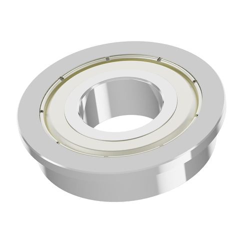 F6001ZZ 4PCS Flange Ball Bearing 12×28×8mm Double Metal Shielded Flanged Bearing Chrome Steel ABEC-1(P0) Z2 Deep Groove Ball Bearing for Industria...