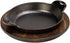 Lodge 8" Round Walnut Stained Wood Underliner...