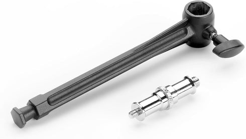 PHOCUS 6" Extension Arm with Universal Adapter Spigot for Super Clamp for Mounting Photo Studio Light, Strobe, LED Light or Camera...