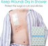 Dialysis Catheter Shower Cover 8"x8", Waterproof Peritoneal Dialysis Chemo Port Protector for PD Chest Catheter Peg Feeding Tube G-Tube Picc Line ...
