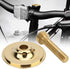 Bicycle Al Alloy Headset Topcover & Screw Mountain Bike Headset Stem Topcover Cover for Bicycle Modification Accessories(gold)...