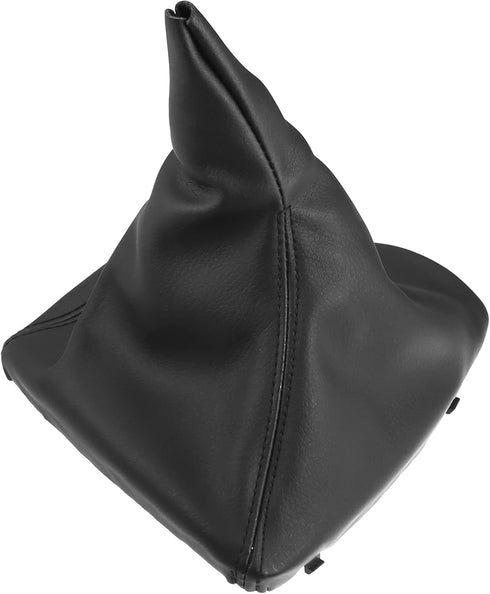 X AUTOHAUX Shift Boot Cover Gear Shift Knob Handbrake Gaiter Boot PU Leather for BMW E90 E91 E92 E93 3-Series 328i 335i...