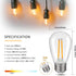 S14 Replacement LED Light Bulbs, Shatterproof & Waterproof 2W S14 LED Bulbs, Outdoor String Lights , E26 Base Patio Edison LED Light Bulbs, Warm W...