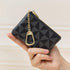 Veki Coin Purse Change Mini Purse Wallet With Key Chain Ring Zipper for Men Women Fashionable Bag Key Chain Pendant Leather Classic Clutch Purse(B...