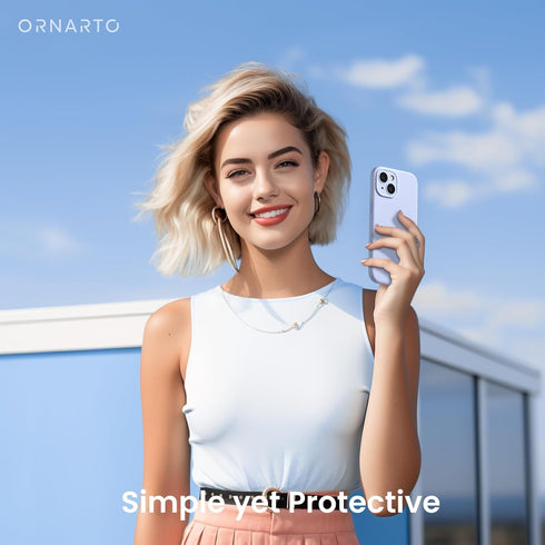 ORNARTO Compatible with iPhone 15 Case Shockproof with Screen Protectors, Waterproof Liquid Silicone Rubber Full Cover Protective Case for iPhone ...