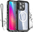 AICase Waterproof Case for iPhone 15 Pro(6.1") with MagSafe Snowproof,Dustproof and Shockproof, IP68 Certified Full Body Protection Fully Sealed U...