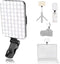 LED Camera Light Video Lights Portable Photography Lighting 60 LED 2200mAh Rechargeable Selfie Light 7 Modes, 10-Level Brightness, Portable Clip o...